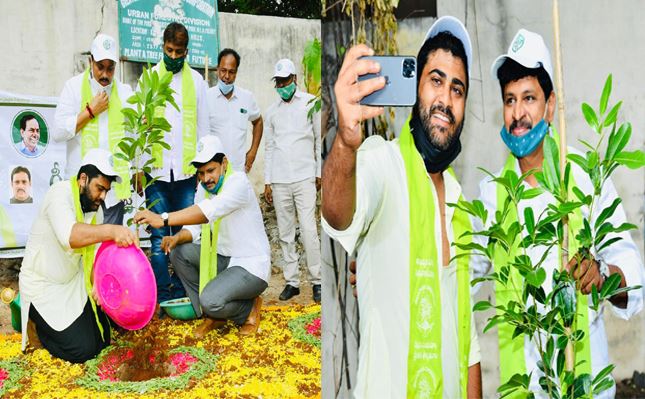 Sharwanand Adopts Park in HarithaHaaram