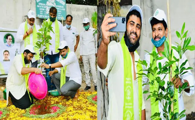 Sharwanand Adopts Park in HarithaHaaram
