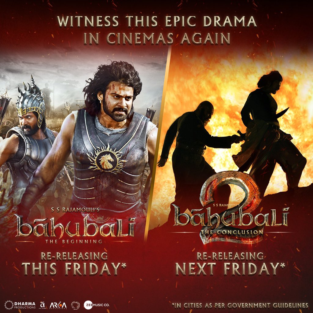 BahubaliMovie Releasing AgainInTheatres