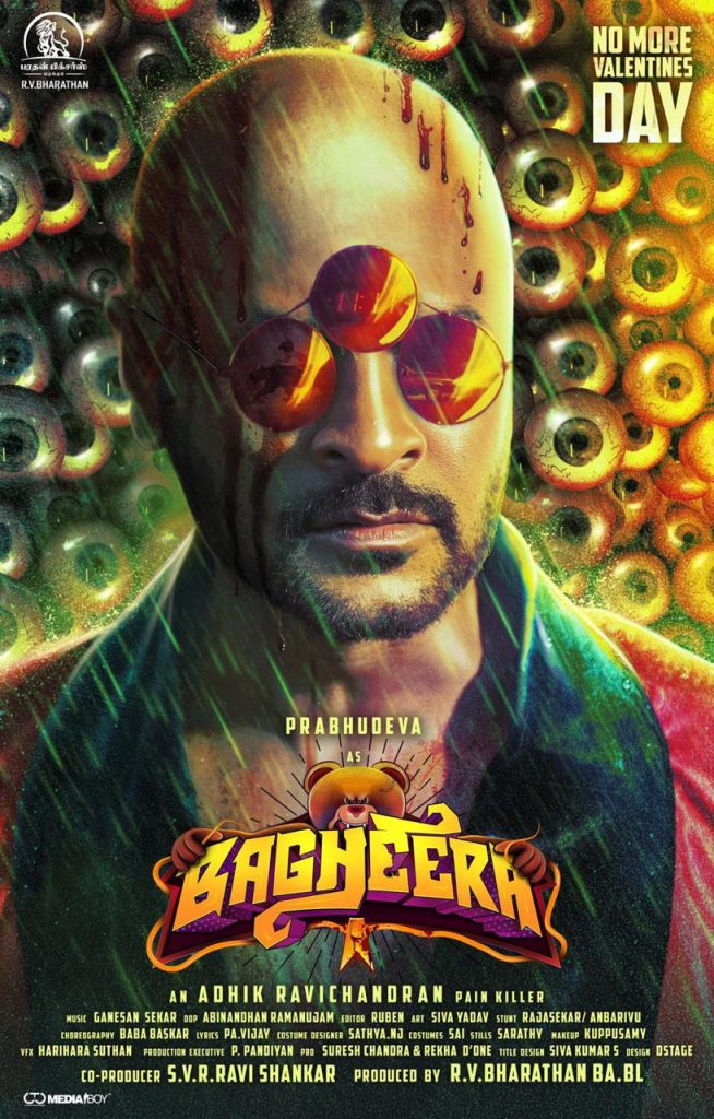 Prabhudeva BagheeraMovie LookReleased