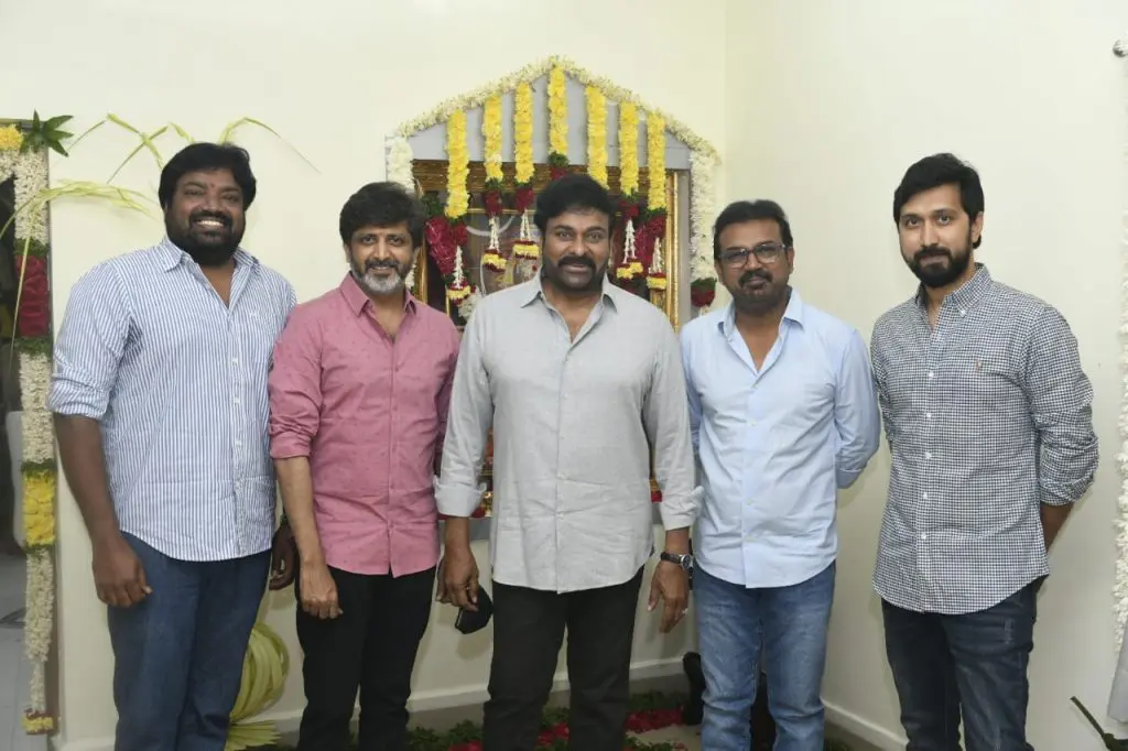 MegastarChiranjeevi WithHis FourDirectors