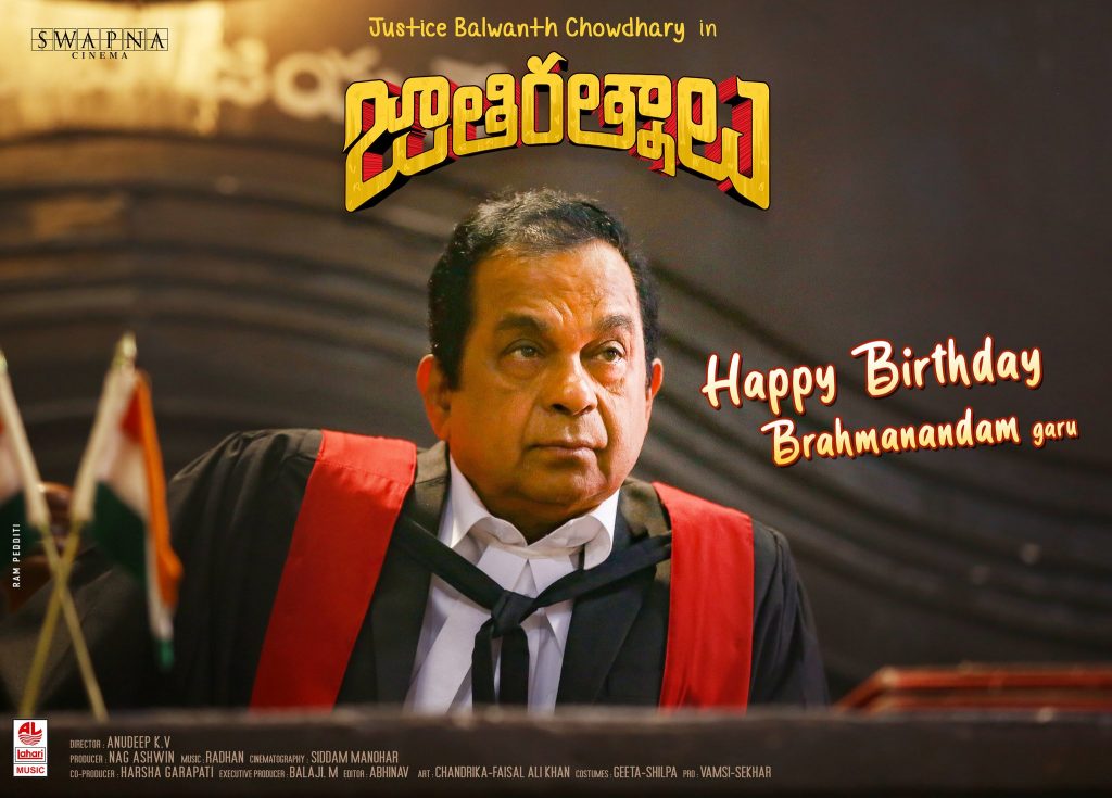 BrahmanandamLook FromJathiRatnaalu Movie