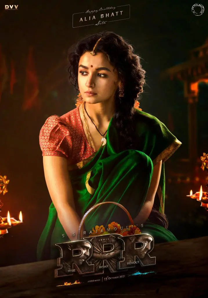 AliaBhatt AsSitaFirstLookIn RajamouliRRRMovie