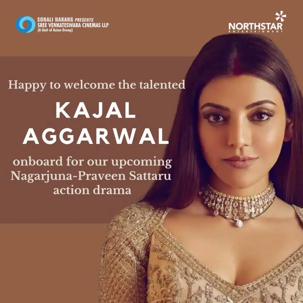 KajalAgarwal RopedInFor NagarjunaPraveenSattaruMovie